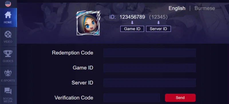 Tampilan lawan Code Exchange MLBB