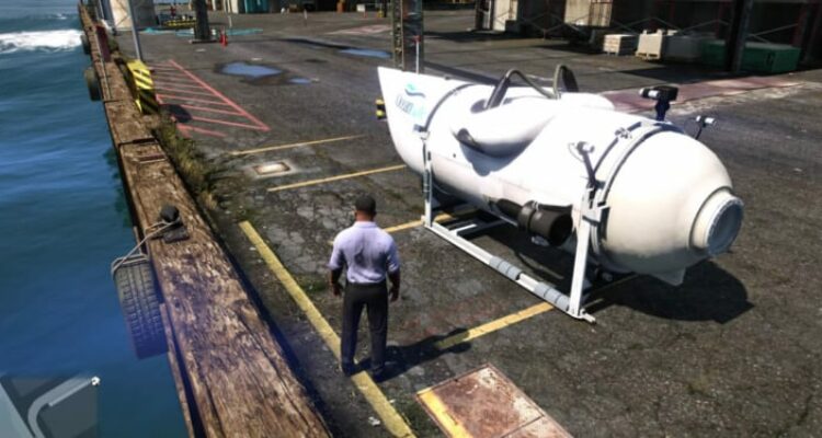 Mod GTA 5 Buatan Fans Ini Munculkan Kapal Selam OceanGate