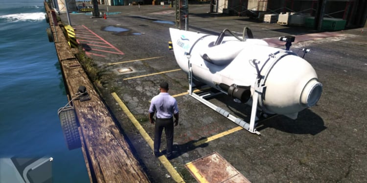 Mod GTA 5 Buatan Fans Ini Munculkan Kapal Selam OceanGate