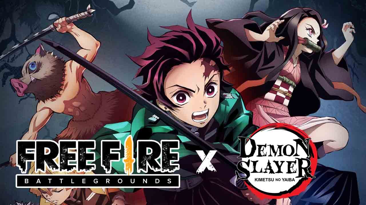 Kolaborasi FF x Demon Slayer