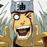 Jiraiya mengintip di pemandian wanita atau ketika dia melihat teknik Sexy Jutsu