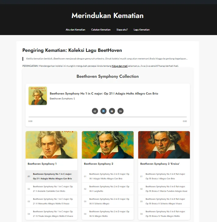 web merindukan kematian
